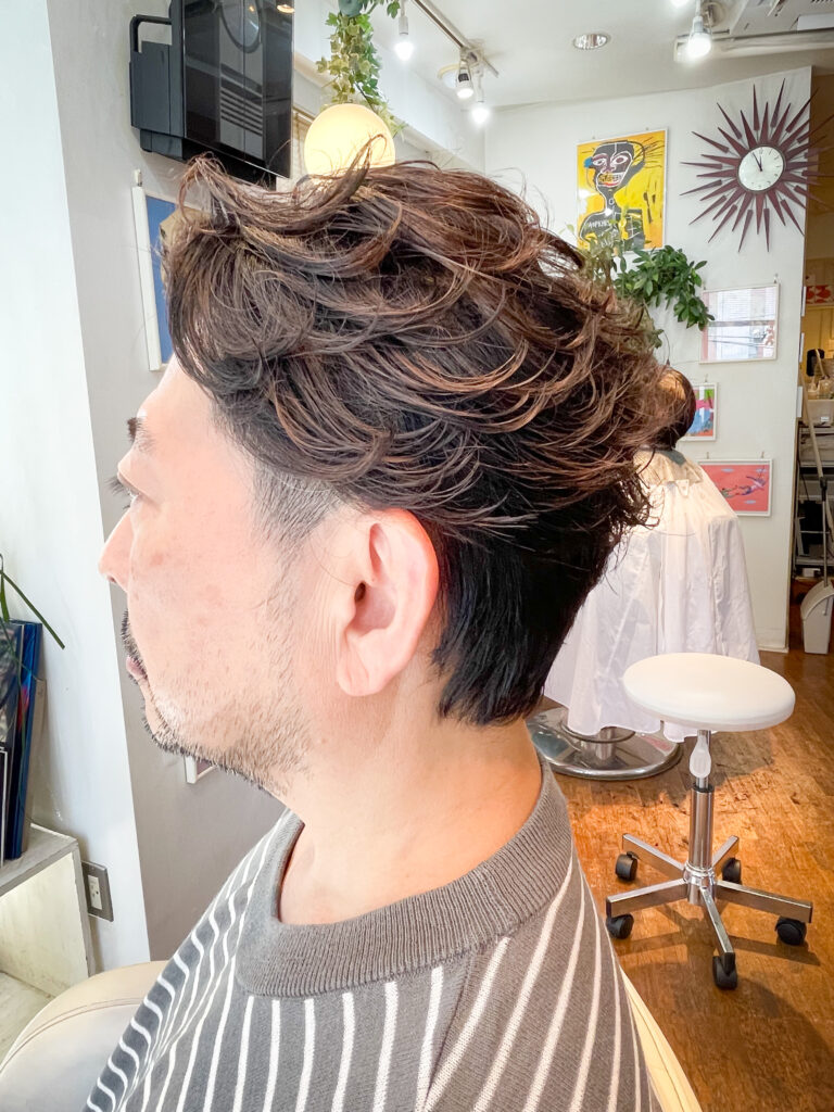 恵比寿の美容室Arcoirisメンズのヘアスタイル（サイド1）