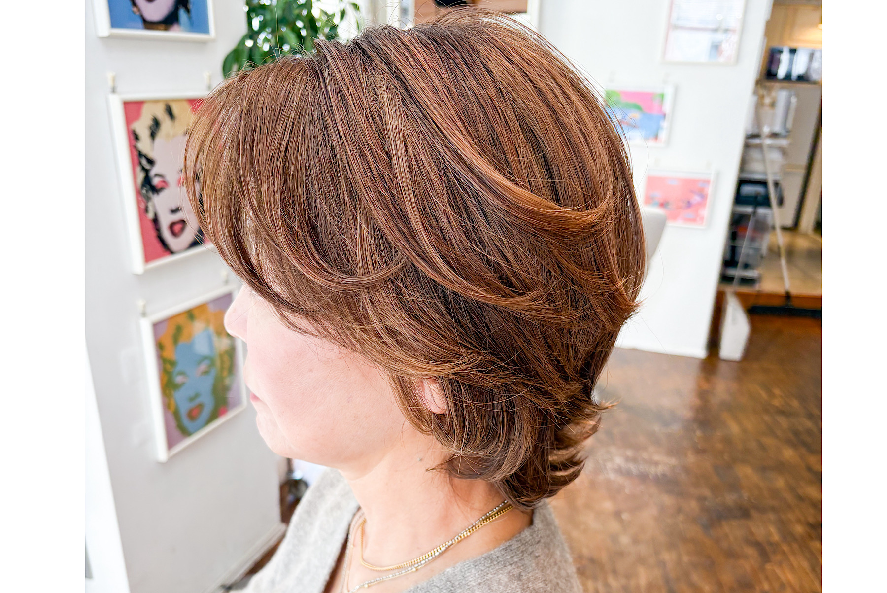 ショートウルフ 大人女性40代・50代・60代向き 恵比寿の美容室Arcoirisのヘアスタイル