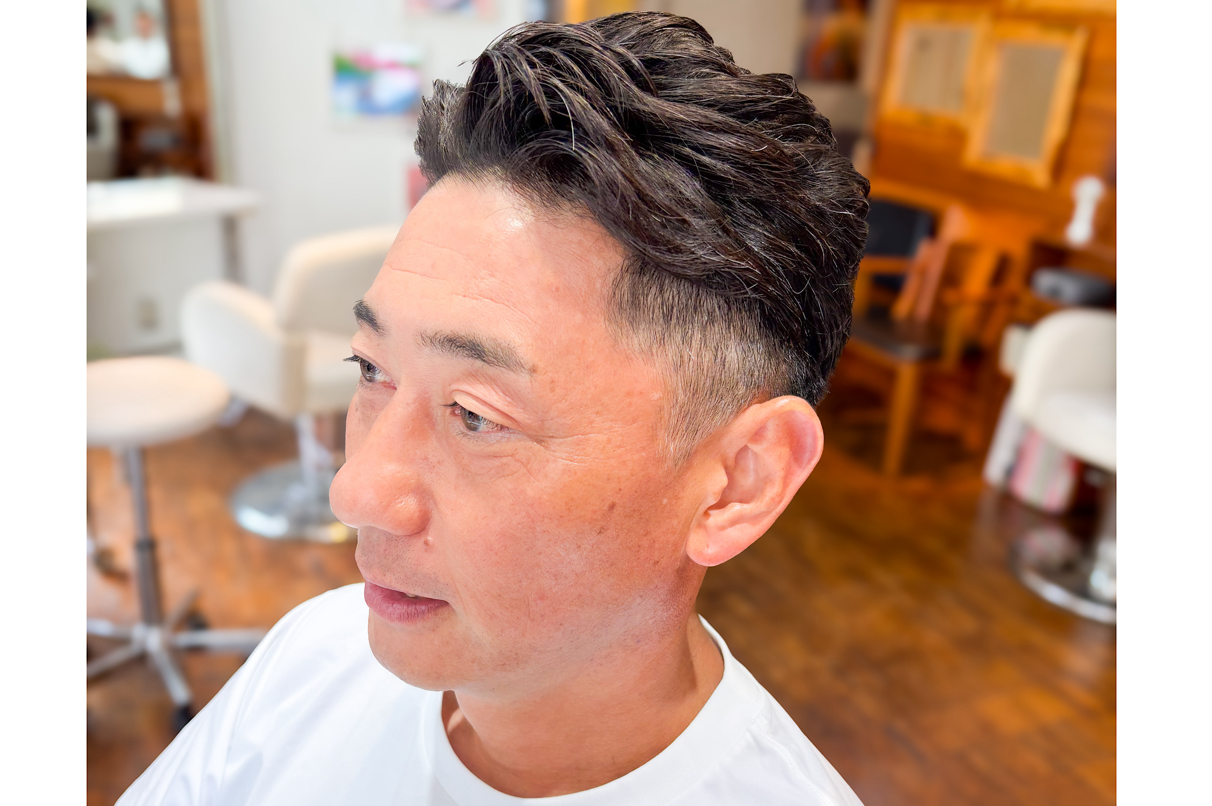 40代メンズ ツーブログラデーション summerバージョン