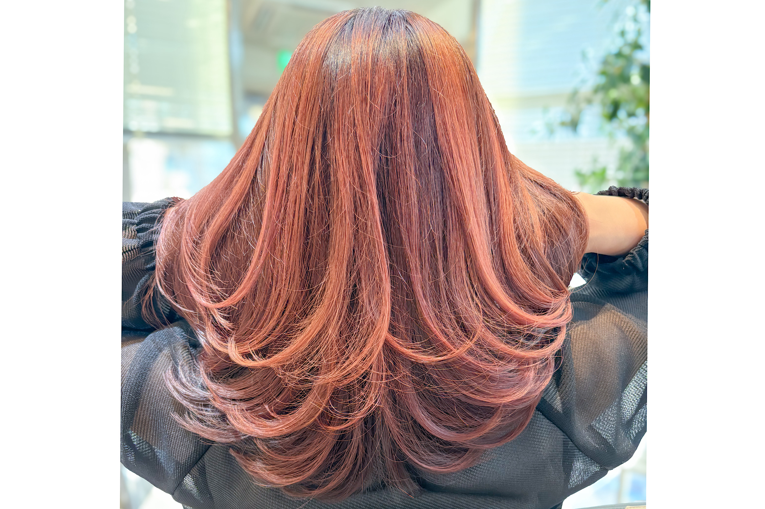 ロングレイヤー×ダブルカラー