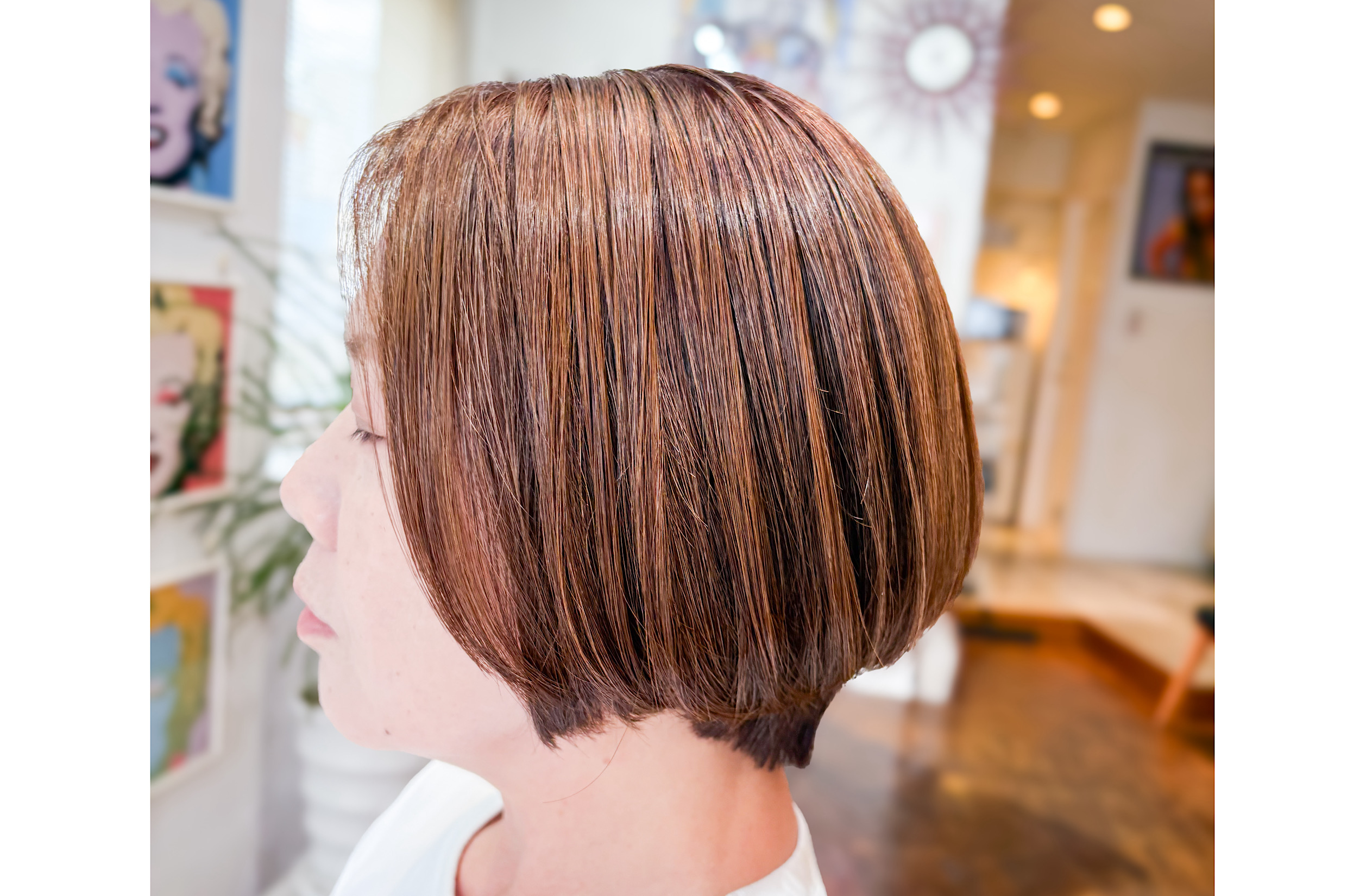 ボブ×ヘアカラー